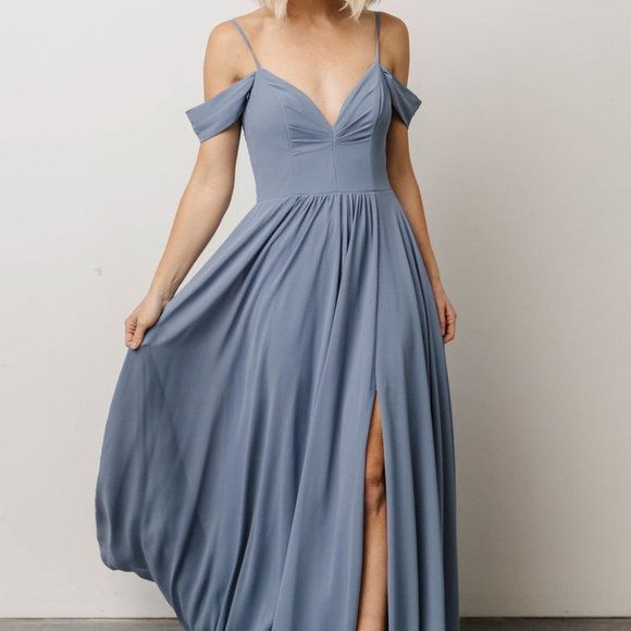 Baltic Born Dresses & Skirts - *NEVER WORN* Baltic Born Dusty Blue Bridesmaids Dress. Size Large.